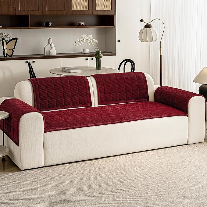 Couch Covers for Dogs Washable, Non Slip Couch Covers for Loveseat Sofa Pet - Image 7
