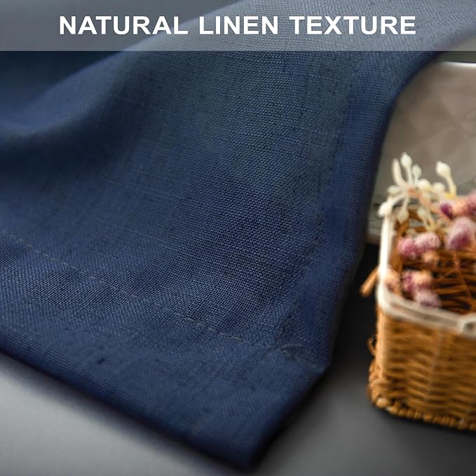 Navy Blue Curtains 63 Inch Length - Image 8