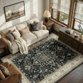 RELEANY Washable Area Rug, Water Repellent, Pet Friendly, Vintage Floral Boho by RELEANY
