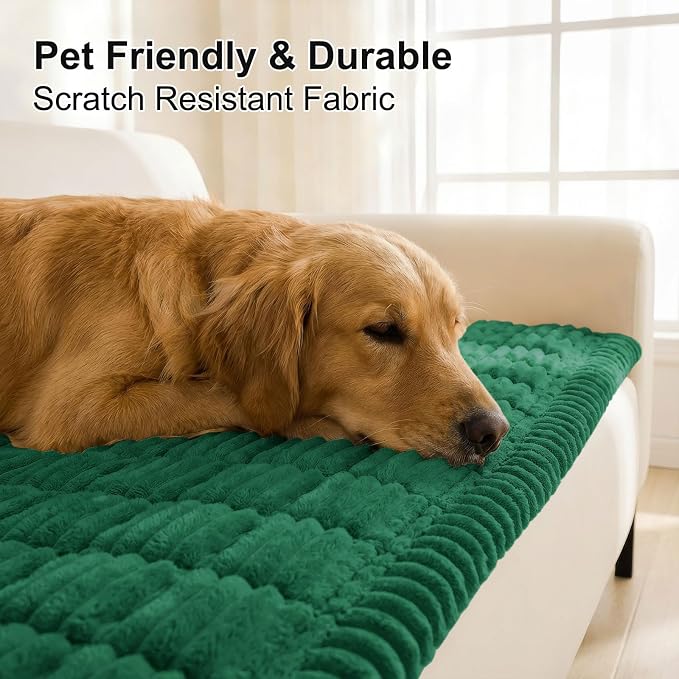 Smiry Couch Cover for Dogs, Non Slip Washable Sofa Protector for Pets | Soft - Image 4