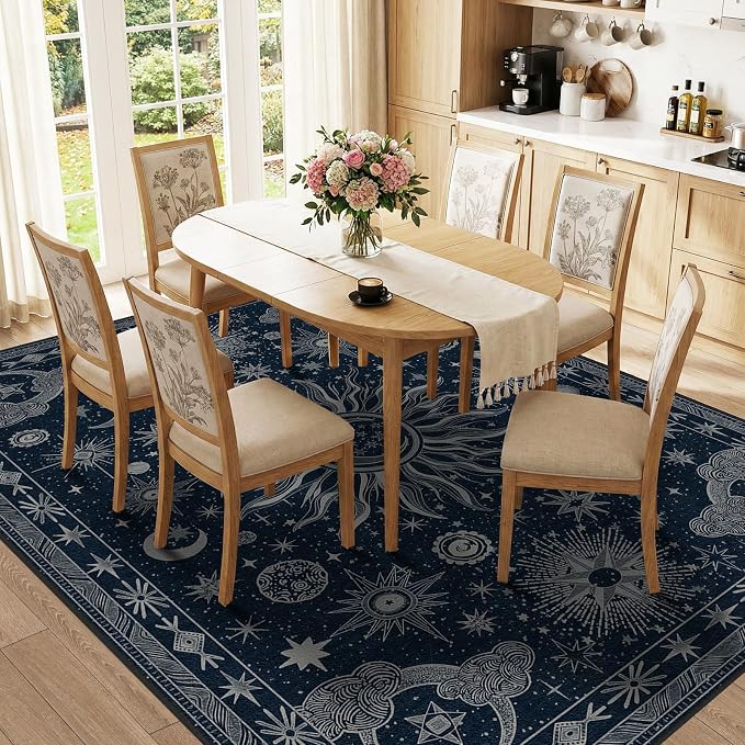 Vacuum-Friendly, 8x10 Washable Area Rug - Image 2