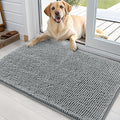 OLANLY Dog Door Mat for Muddy Paws 36x24, Super Absorbent Chenille Mud Mat | by OLANLY