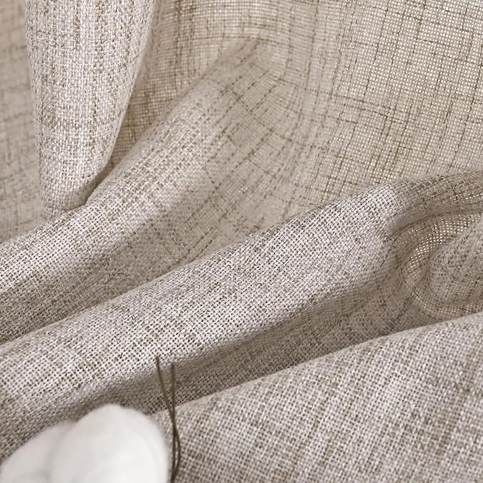 YoungsTex 38 Inch Wide Linen Curtains - Image 7
