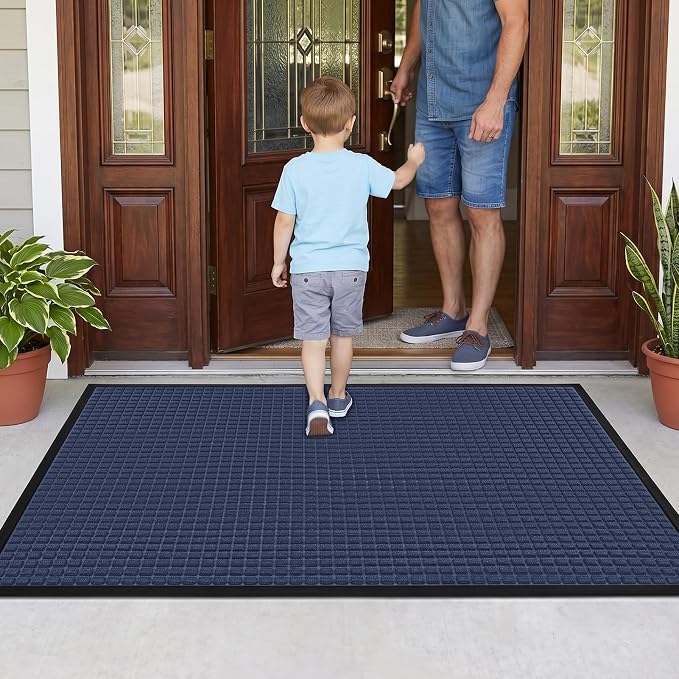Front Door Mat Outside Entrance, Heavy Duty Waterproof Doormat | 47.5"x35.5" - Image 9