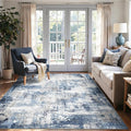4x6 Ft Area Rugs for Living Room, Soft Non-Slip Washable Rugs Modern Abstract by Cuzwlovita