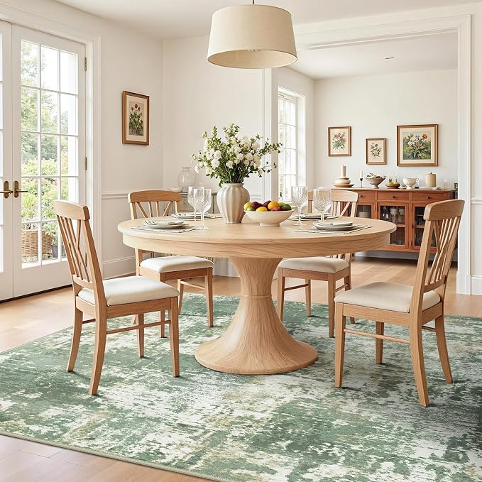 RELEANY Washable 6'x8' Abstract Area Rug - Image 4