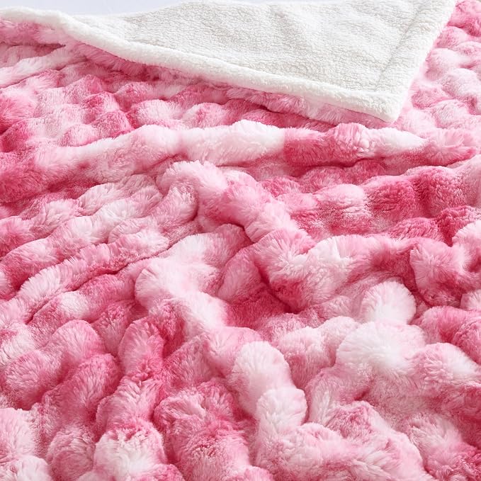 50x60 Inches Ultra-Soft Fuzzy Faux Fur Plush Throw Blanket - Image 7