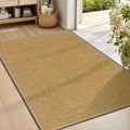 Ultra Thin Indoor Door Mat 24"x36", Non Slip Low-Profile Doormats | Rubber by LEKEEPGO
