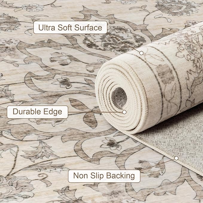 10x14 Area Rugs Living Room: Washable Rug - Image 7