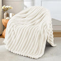 Exclusivo Mezcla Striped Fleece Throw Blanket by ExclusivoMezcla