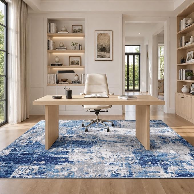 RELEANY Washable 6'x9' Abstract Area Rug - Image 9