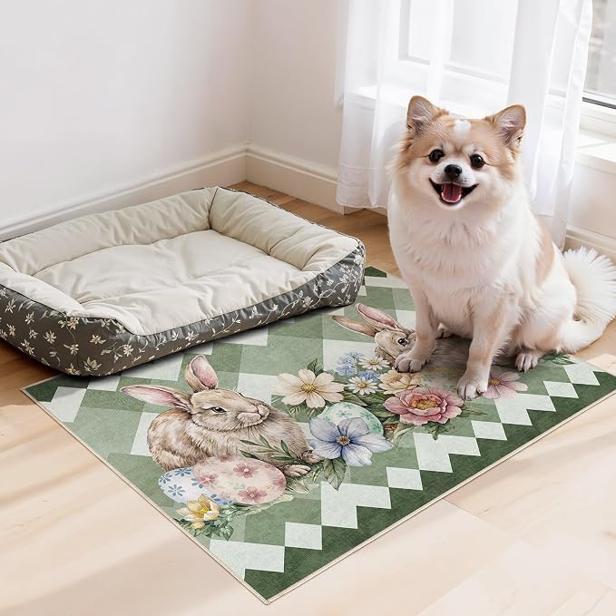 cotiled Area Rug for Living Room, Washable Non-Slip Large Area Rug, Indoor - Image 7