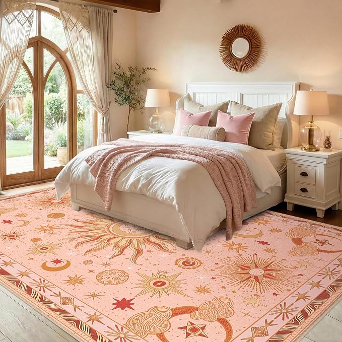Vacuum-Friendly, 8x10 Washable Area Rug - Image 2