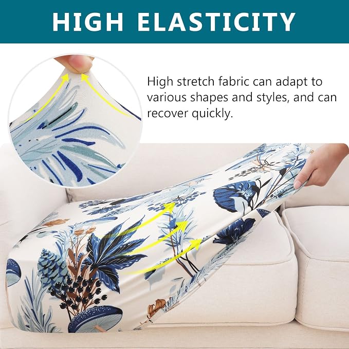 Printed Couch Cushion Covers, Sofa Covers Washable - Image 4
