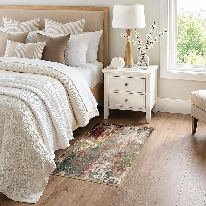 RELEANY Washable 3'x4' Abstract Area Rug - Image 2
