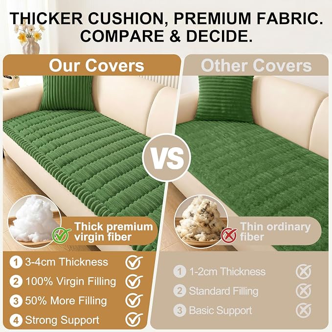 Smiry Couch Cover for Dogs, Non Slip Washable Sofa Protector for Pets | Soft - Image 5