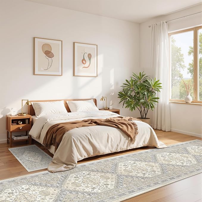 2x12 Runner Rug Non Slip, Washable Hallway Runner Rug, Laundry Room, Soft - Image 4