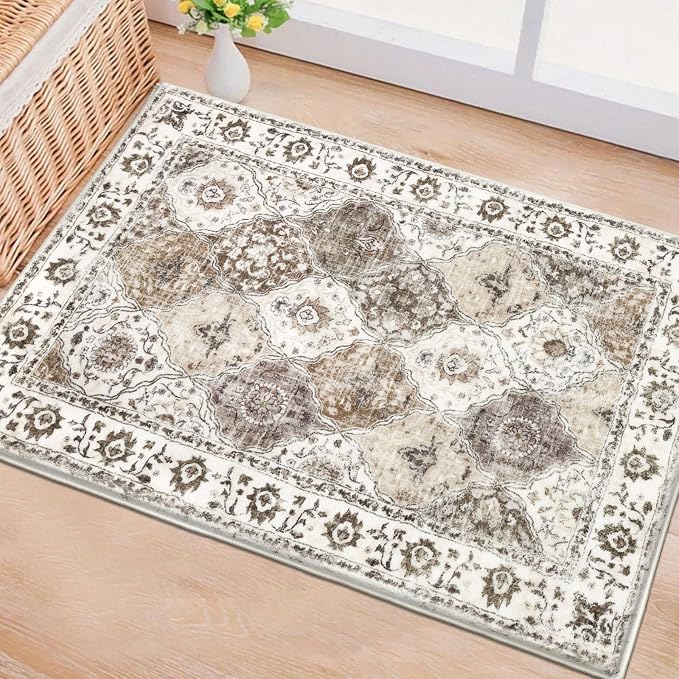HEBE Indoor Door Mat 2'x3', Washable Welcome Mat - Image 6