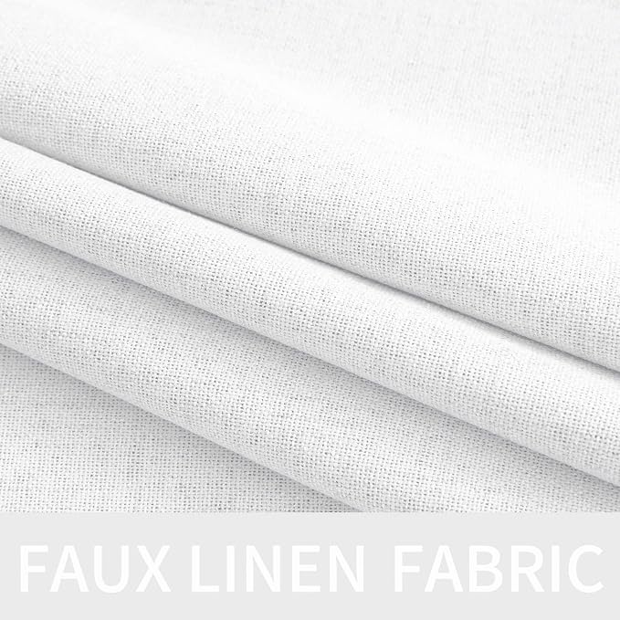 MIULEE 100% Blackout Linen Curtains - Image 5