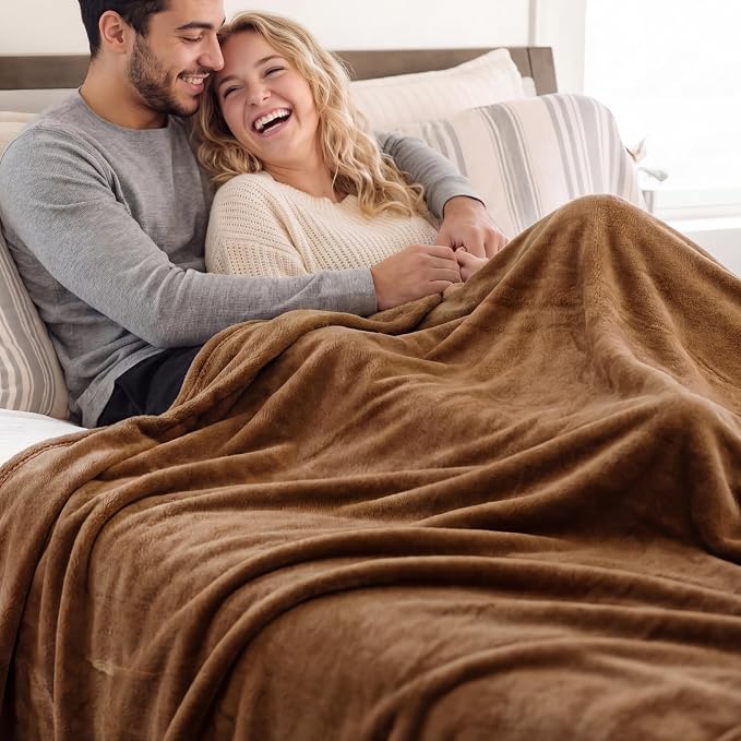Bedsure GentleSoft Brown Throw Blanket - Image 8