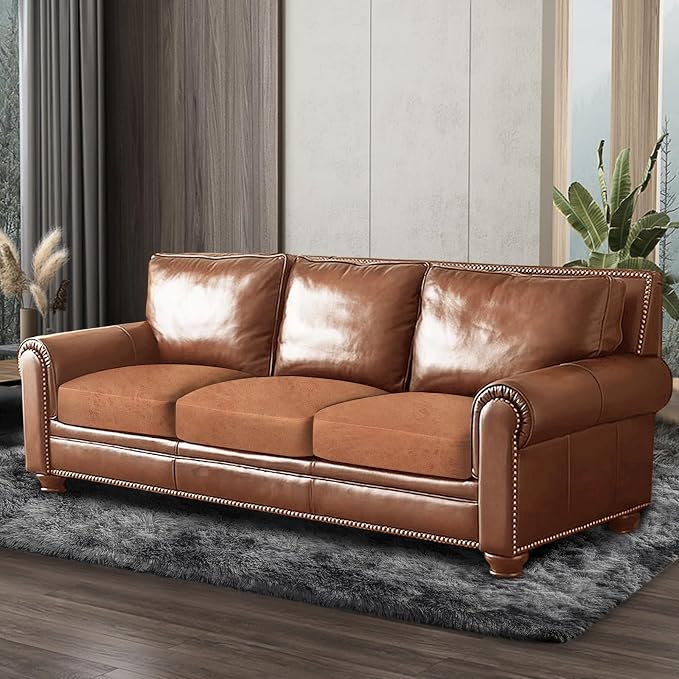 ANARACHON Leather Look Couch Cushion Covers Sofa Seat Slipcovers Sets Couches - Image 9