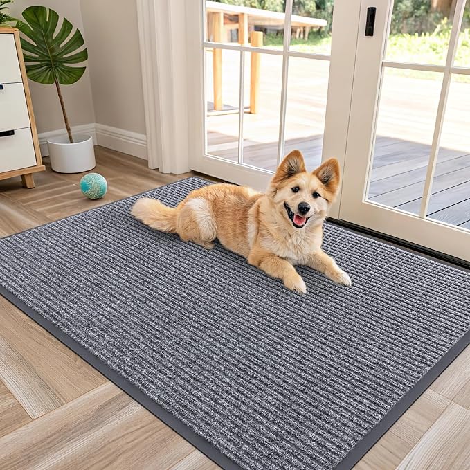 OLANLY Front Door Mat 47x30, Waterproof Heavy-Duty Indoor Outdoor Doormat | by OLANLY