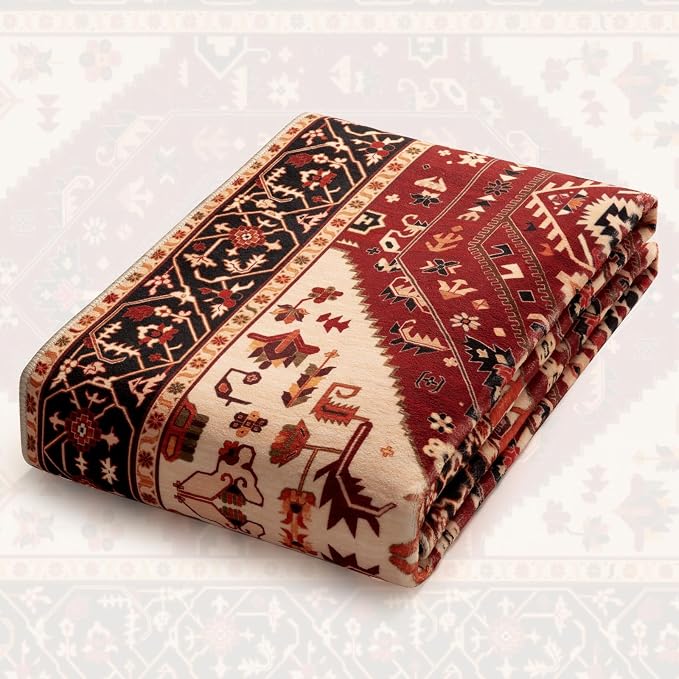 SERISSA 8x10 Washable Non Slip Boho Area Rug - Image 7
