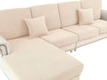 LA MEACK Couch Cushion Cover Loveseat Cover or 2 Seat Sofa Cover Washable by LA+MEACK