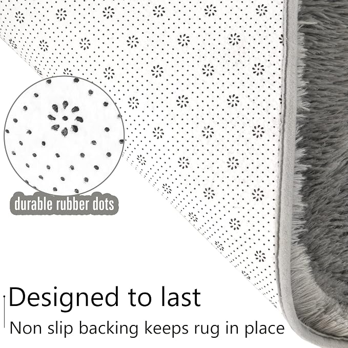 LOCHAS 2x6 Runner Rugs for Hallway, Fluffy Area Rugs for Bedroom - Image 5