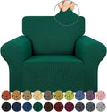 Stretch Chair Sofa Slipcover, Single Couch Cover, Hunter | 1-Piece Washable by KEKUOU