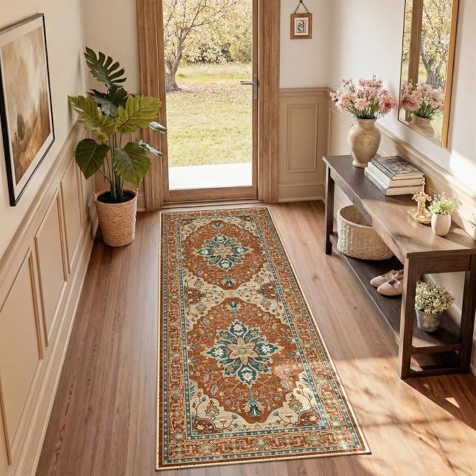 RELEANY Washable Area Rug, Runner 2'x5', Water Repellent, Pet Friendly - Image 2