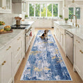 RELEANY Washable Runner 2'6"x10' Abstract Area Rug by RELEANY