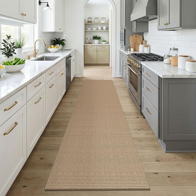 KOZYFLY Runners for Hallway 3x9, Wide Washable Runner Rug, Woven Non Slip - Image 3