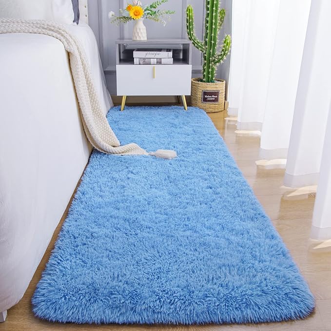 Chicrug Soft Runner Rug for Bedroom Living Room Plush Fluffy Rugs 2x6 | Shag by ChicrugHomeDecor