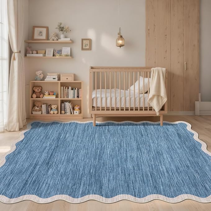 GarveeHome Scalloped Large 10x13 Area Rug - Image 2