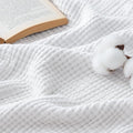 Bedsure 100% Cotton Muslin Blanket Queen Size by Unknown