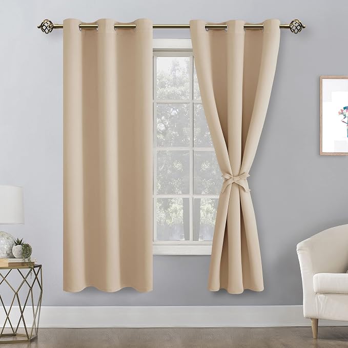 Blackout Window Curtain Panels, 38 x 72 Inch | Thermal Insulated, Light Blocking - Image 8