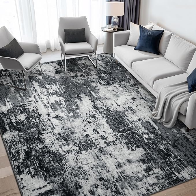 RELEANY Washable 6'x9' Abstract Area Rug - Image 2