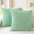 CaliTime Decorative Couch Throw Pillow Covers 22 X 22 Inches Grey Green | Pack by CaliTime