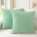 CaliTime Decorative Couch Throw Pillow Covers 18 X 18 Inches Grey Green | Pack by CaliTime