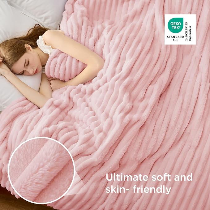 Bedsure Full Size Fleece Blankets - Image 4