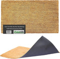 Ecomills Coco Coir Doormat, 17 x 30 in, Vinyl Backing by Ecomills