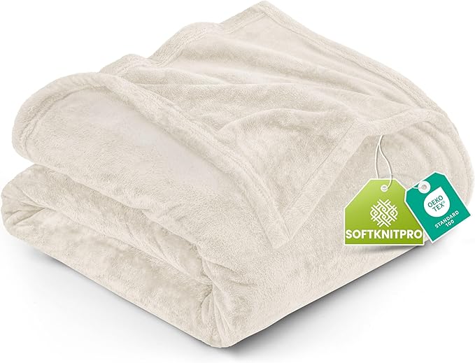 Utopia Bedding Ultra Soft Fleece Bed Blanket Twin Size Linen | Microfiber Plush by UTOPIABEDDING