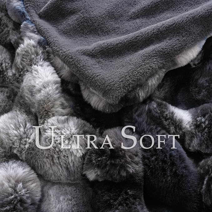 BENVWE Fluffy Faux Fur Throw Blanket - Image 3