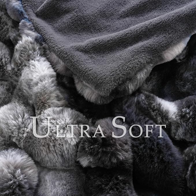 BENVWE Fluffy Faux Fur Throw Blanket - Image 3