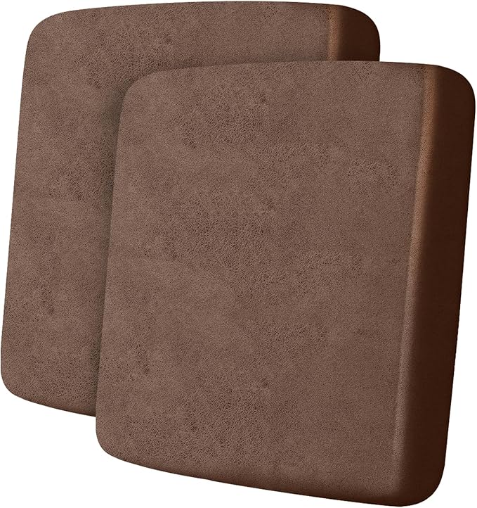 ANARACHON Leather Look Couch Cushion Covers Sofa Seat Slipcovers Sets Couches by ANARACHON