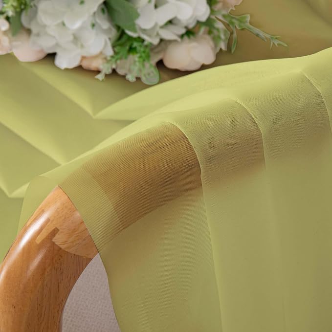 Chyhomenyc Lemon Sheer Curtains 84 Inches Long - Image 6