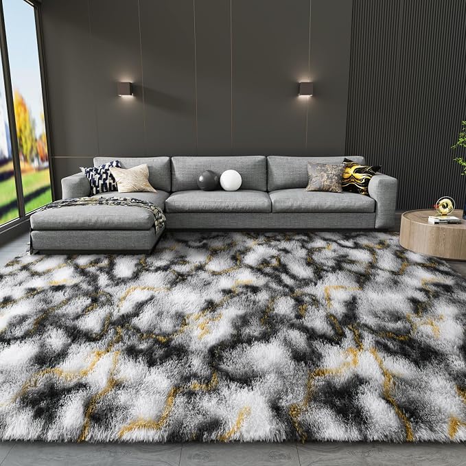 LOCHAS 4x6 Area Rugs Fluffy Living Room Carpets - Image 7