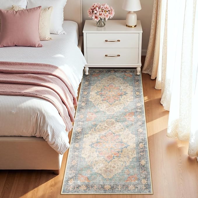 RELEANY Washable Area Rug, Runner 2'x5', Water Repellent, Pet Friendly - Image 2
