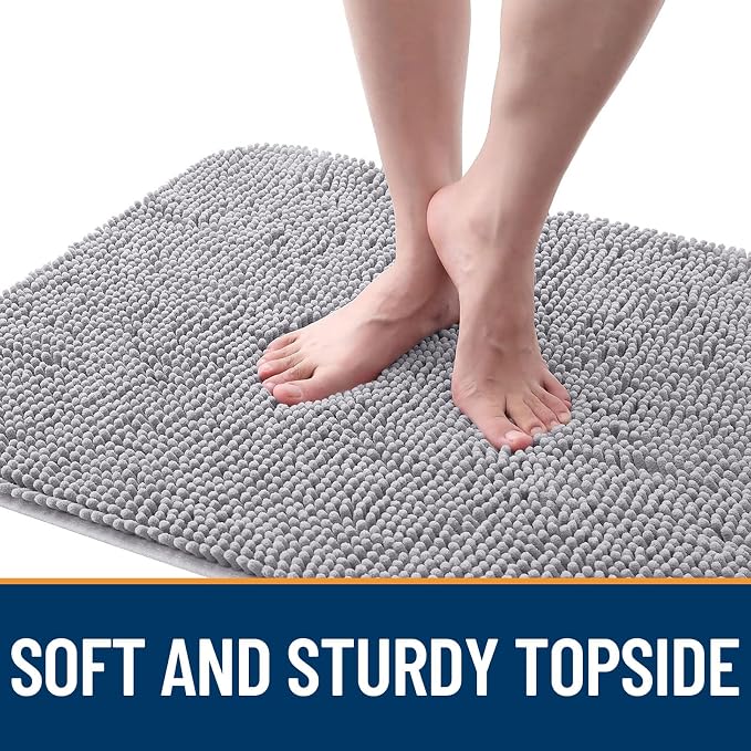 OLANLY Dog Door Mat for Muddy Paws 30x20, Super Absorbent Chenille Mud Mat | - Image 4